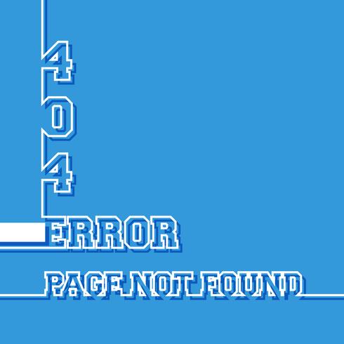 Page not found vector