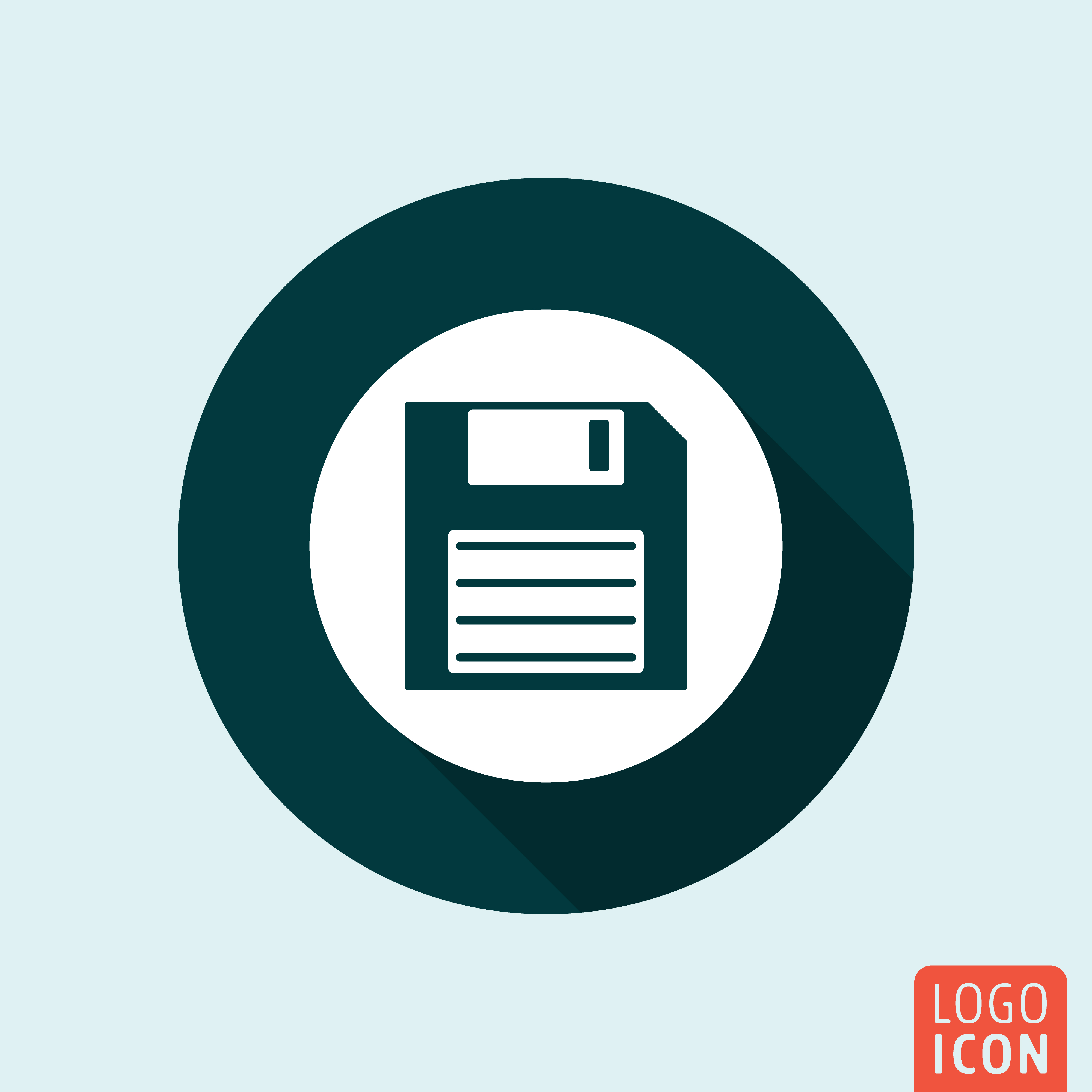 Diskette icon isolated 608818 Vector Art at Vecteezy