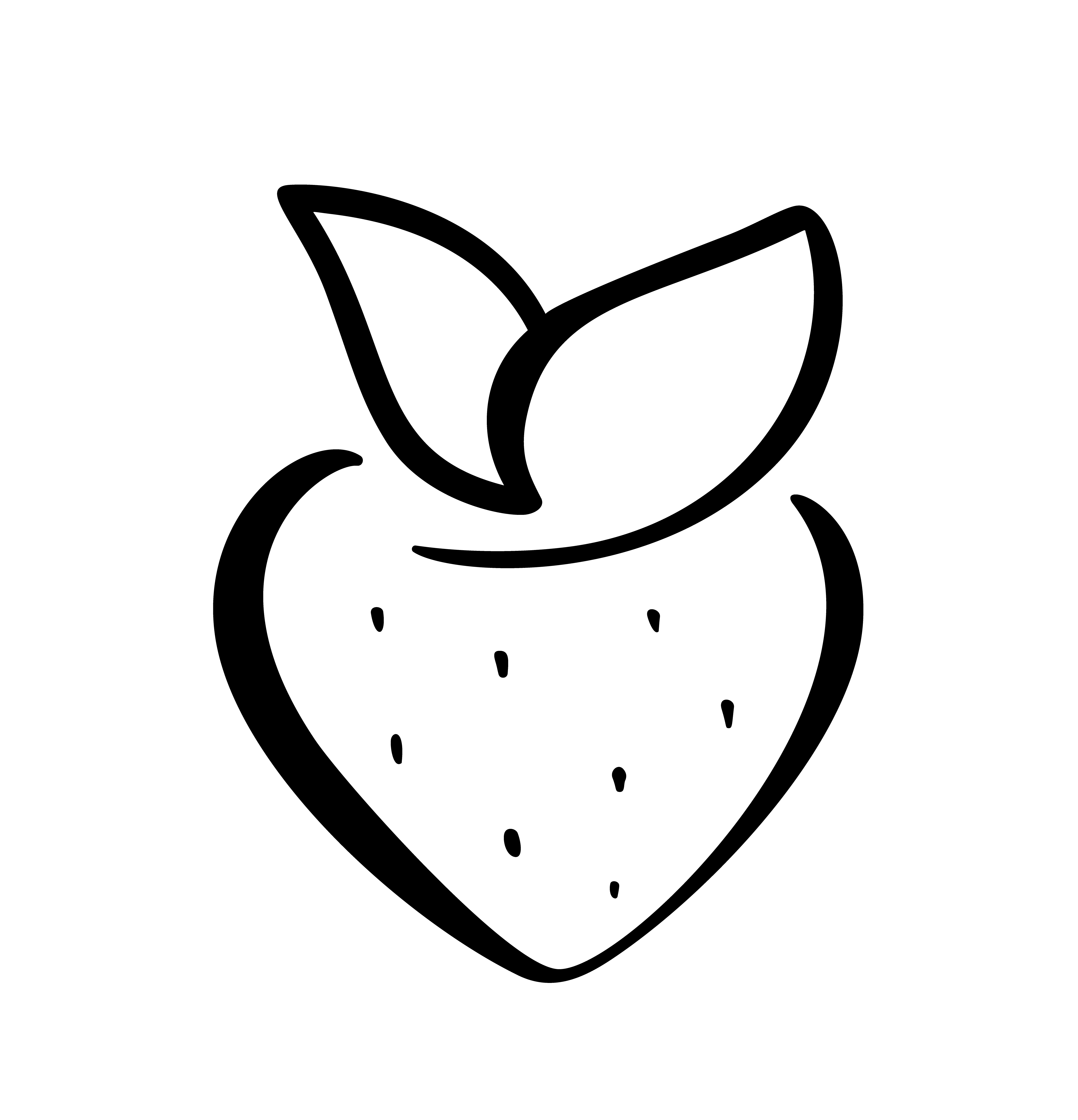 Download Strawberry hand drawn outline doodle icon. Vector sketch ...
