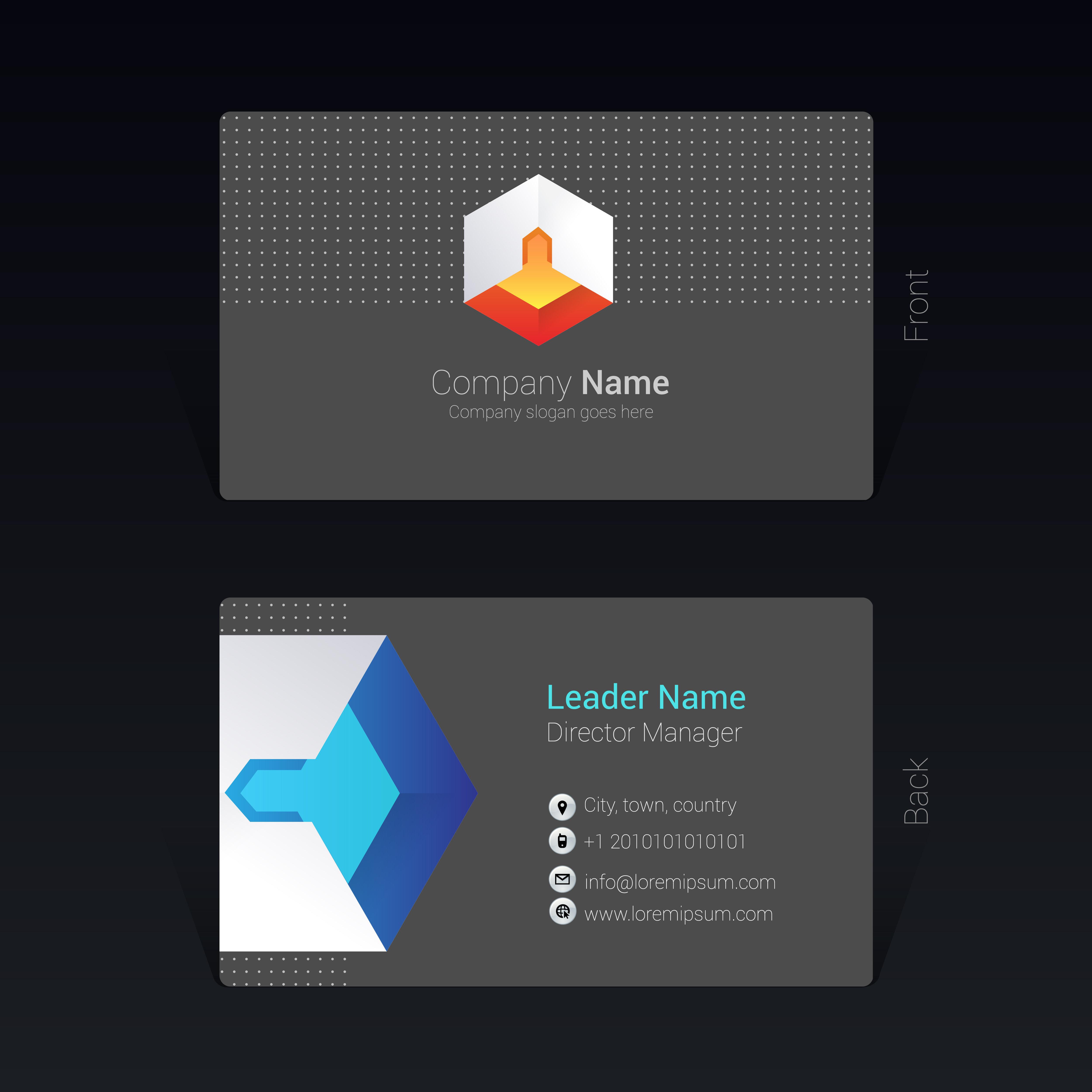 Business card design concept Vector Illustration 608888 Vector Art at Vecteezy