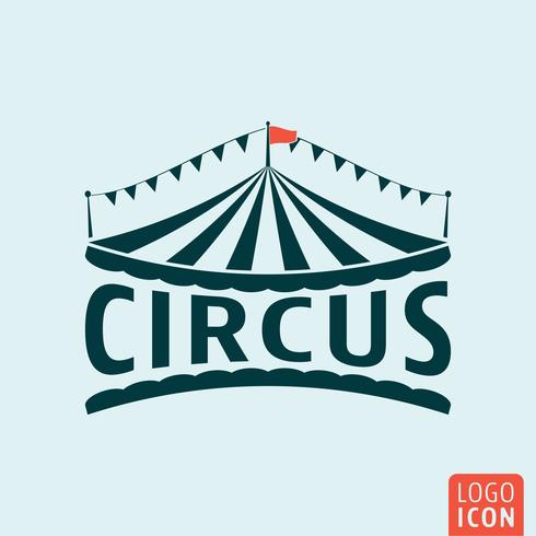 Icono de circo aislado vector