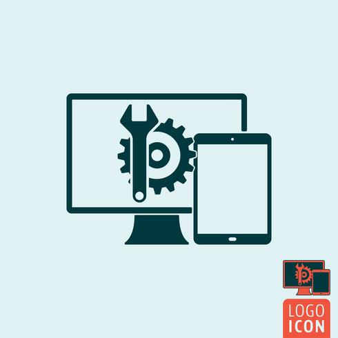 Support icon isolated vector