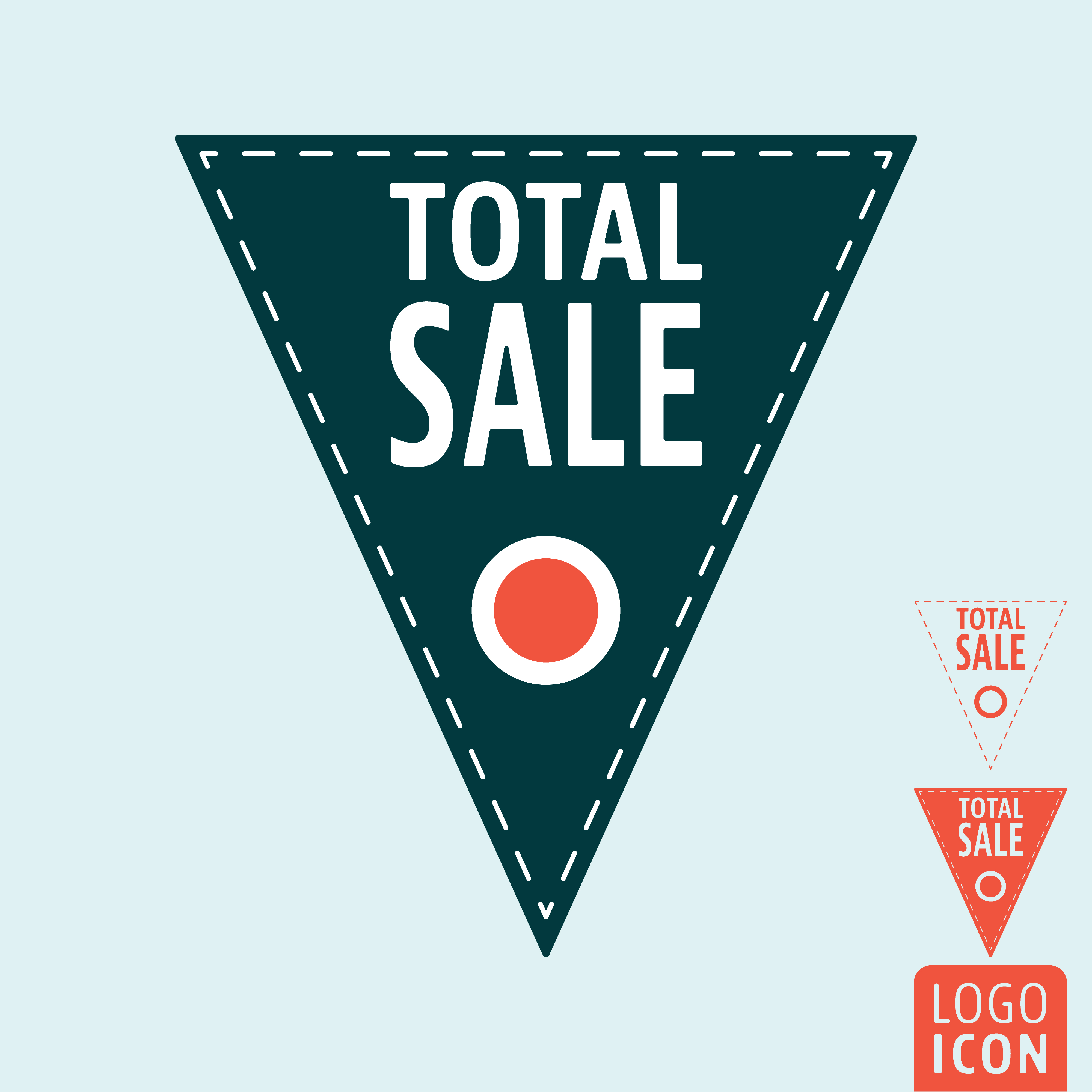 Total sale icon 608956 Vector Art at Vecteezy