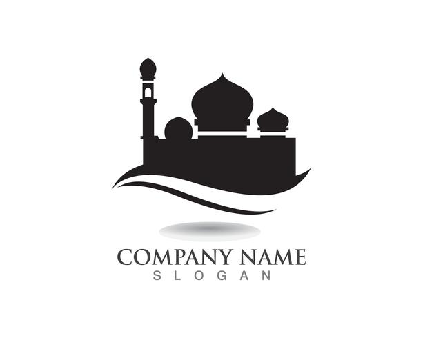 Mosque icon vector Illustration design template