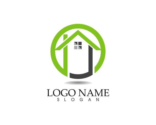 home buildings logo and symbols icons template vector