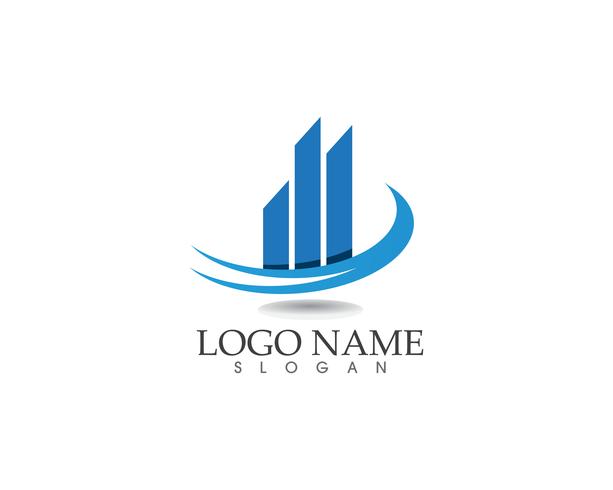 finance logo and symbols vector concept illustration