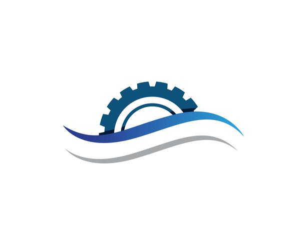 Gear Machine Template vector icon illustration design