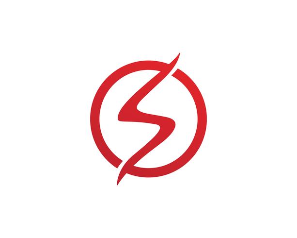 S letter logo Template symbols icons app vector
