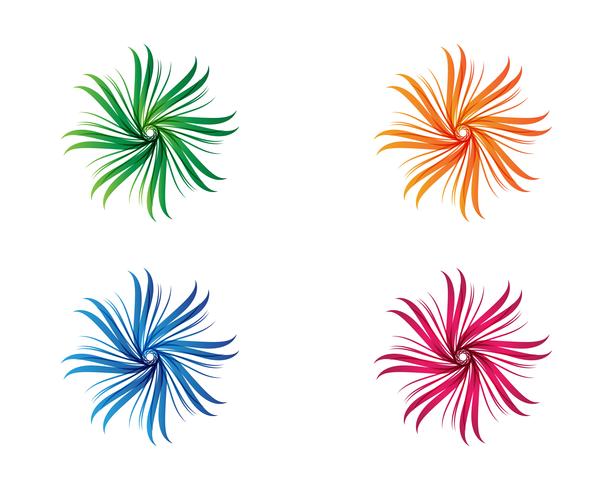 Flower floral patterns on a white background vector