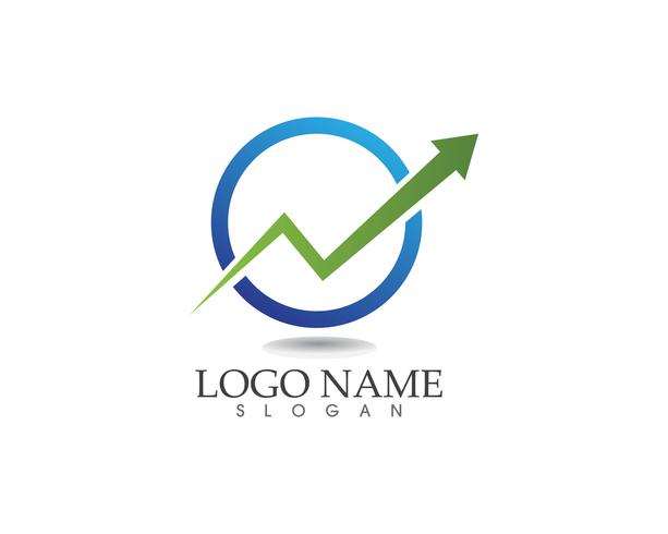 finance logo and symbols vector concept illustration