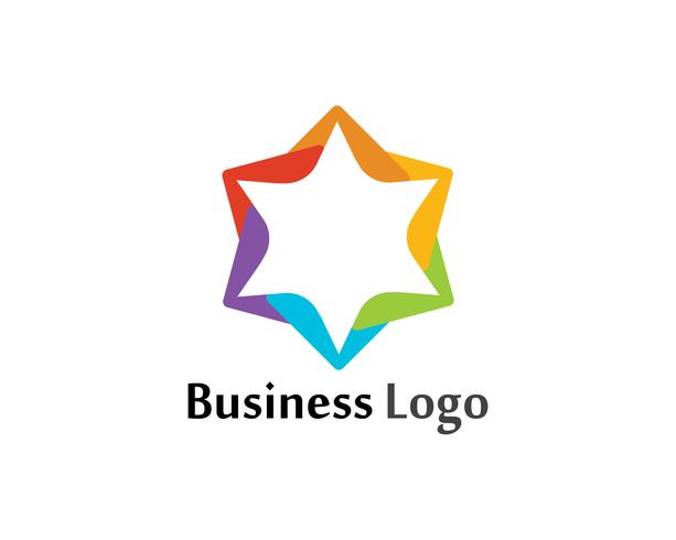 Star logo template vector icon illustration design