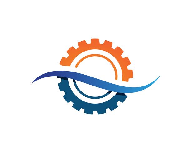 Gear Machine Template vector icon illustration design