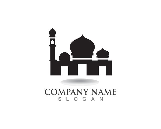 Mosque icon vector Illustration design template