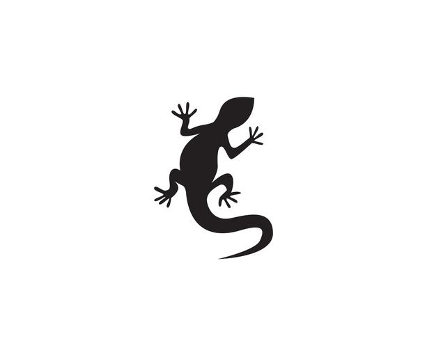 Lizard vector icon logo and symbols template