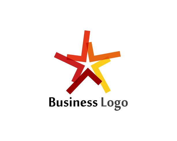 Star logo template vector icon illustration design