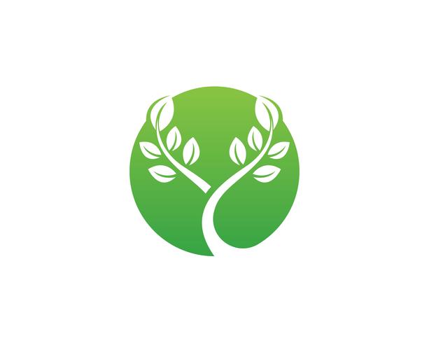 green leaf ecology nature element vector icon