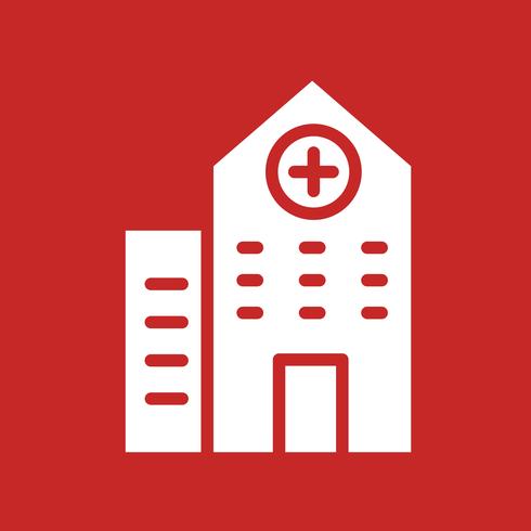 Vector icono de hospital