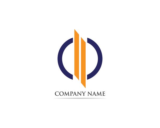 Vector de logotipo y símbolos de finanzas
