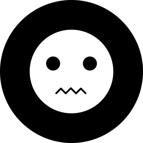 Vector Silent Emoji Icon