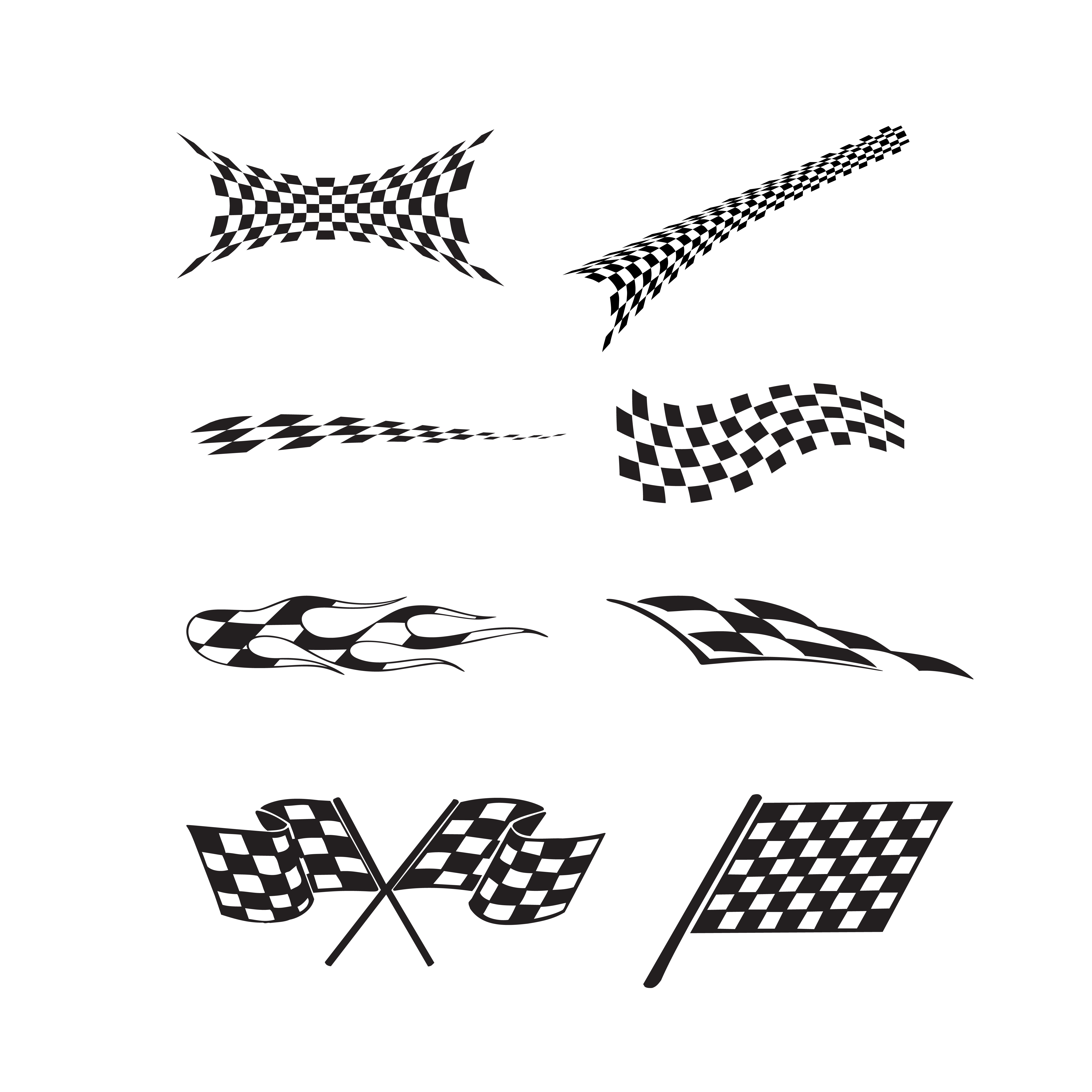 Download Vector of checkered racing flag splatters. - Download Free ...