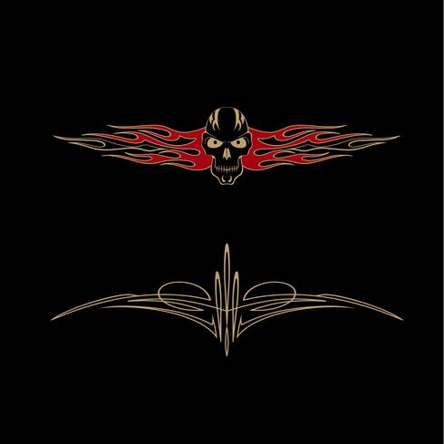 pinstriping vehicle graphic vector