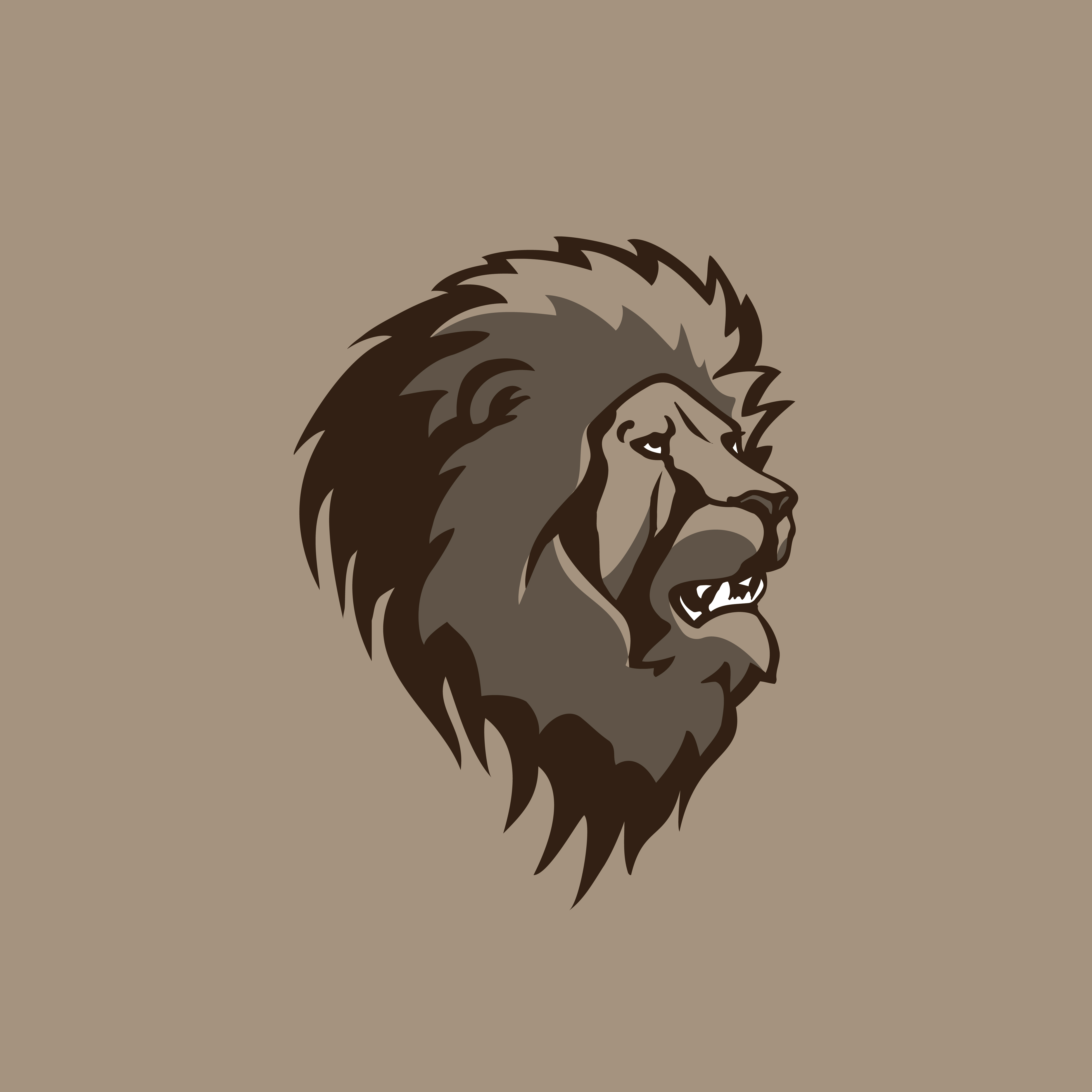 head lion illustration vector design. 610718 Vector Art at Vecteezy