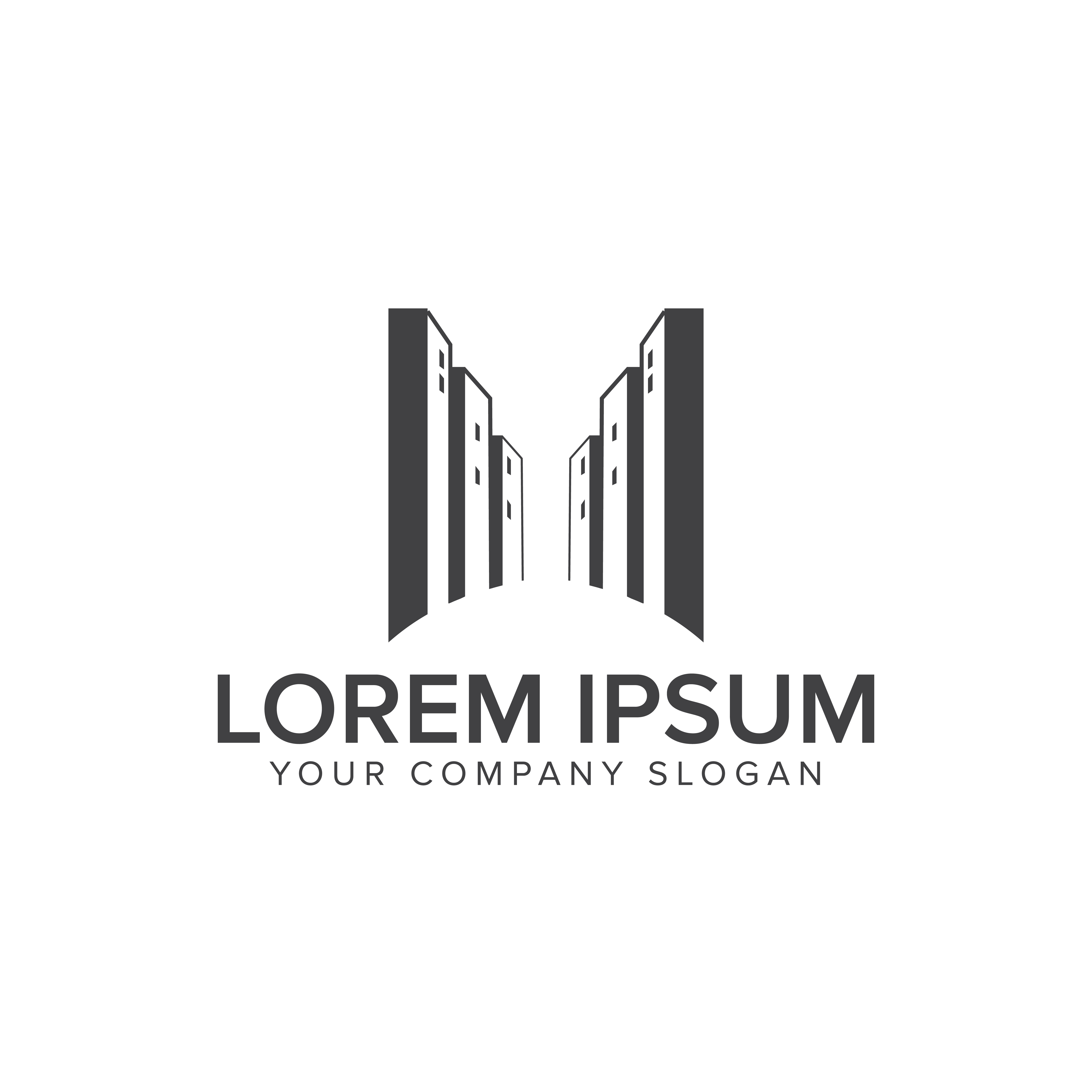 Urban Building logo design concept template 611034 Vector Art at Vecteezy