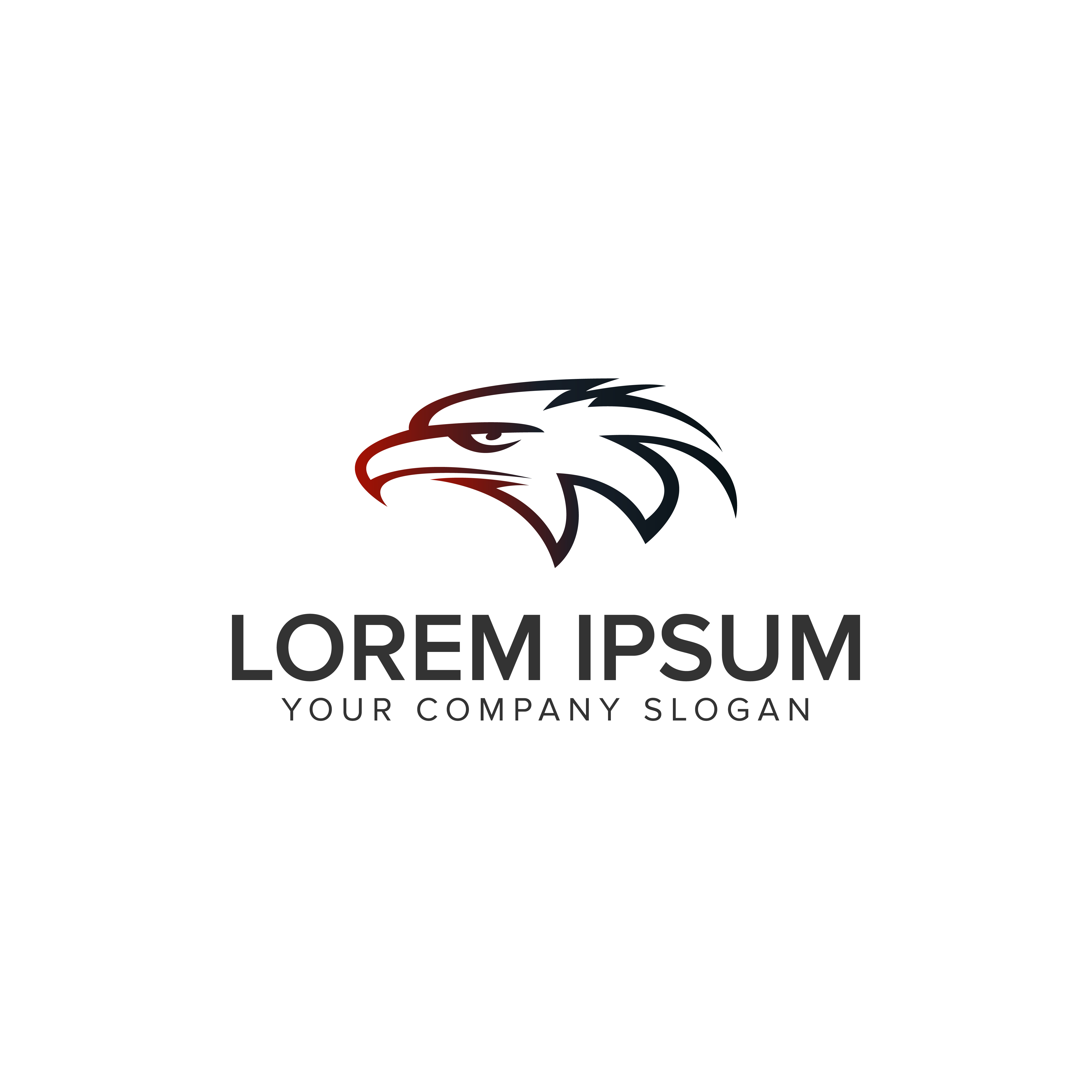 eagle head Logo design concept template 611393 - Download Free Vectors