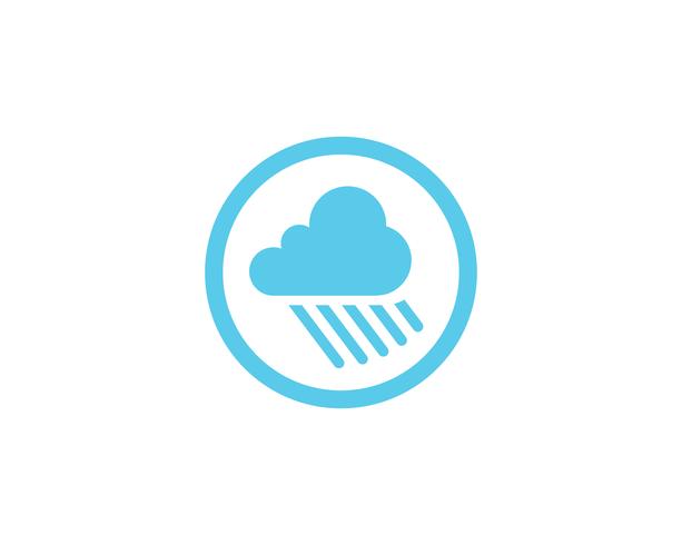 Cloud servers data logo and symbols icons vector