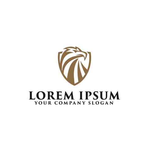 luxury eagle logo design concept template vector