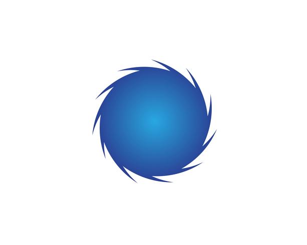 vortex circle logo and symbols template icons  vector
