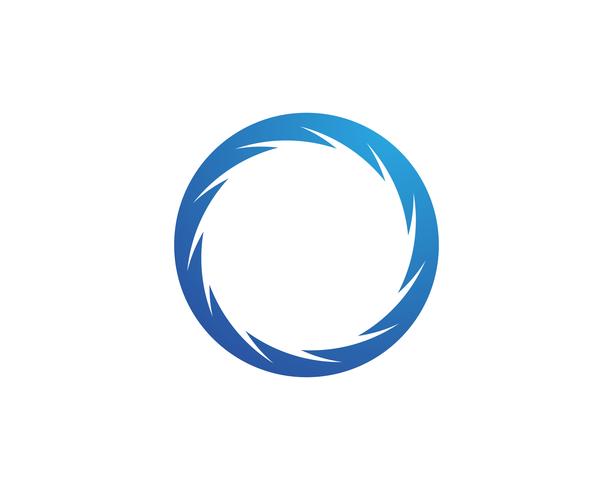 vortex circle logo and symbols template icons  vector