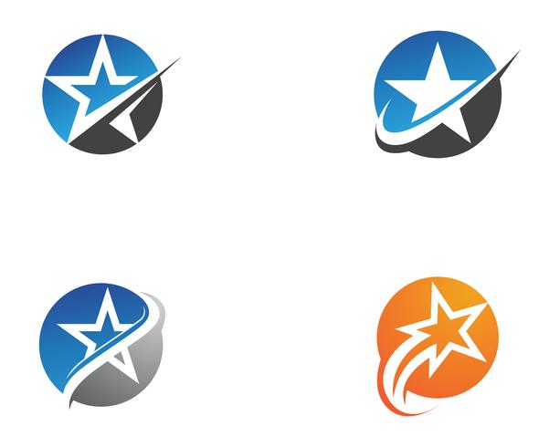 Star Logo Template vector icon illustration design
