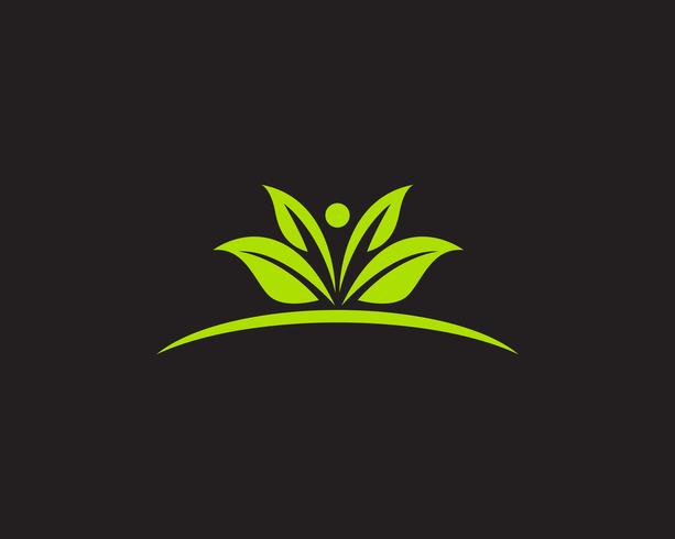 Logos green leaf ecology nature element vector icon
