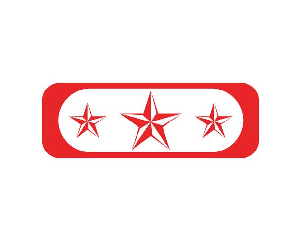 Star logo template vector icon illustration design