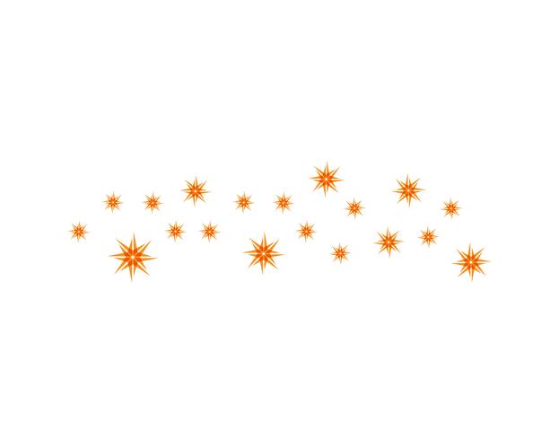 Diseño del ejemplo del icono del vector de la plantilla del logotipo de la estrella