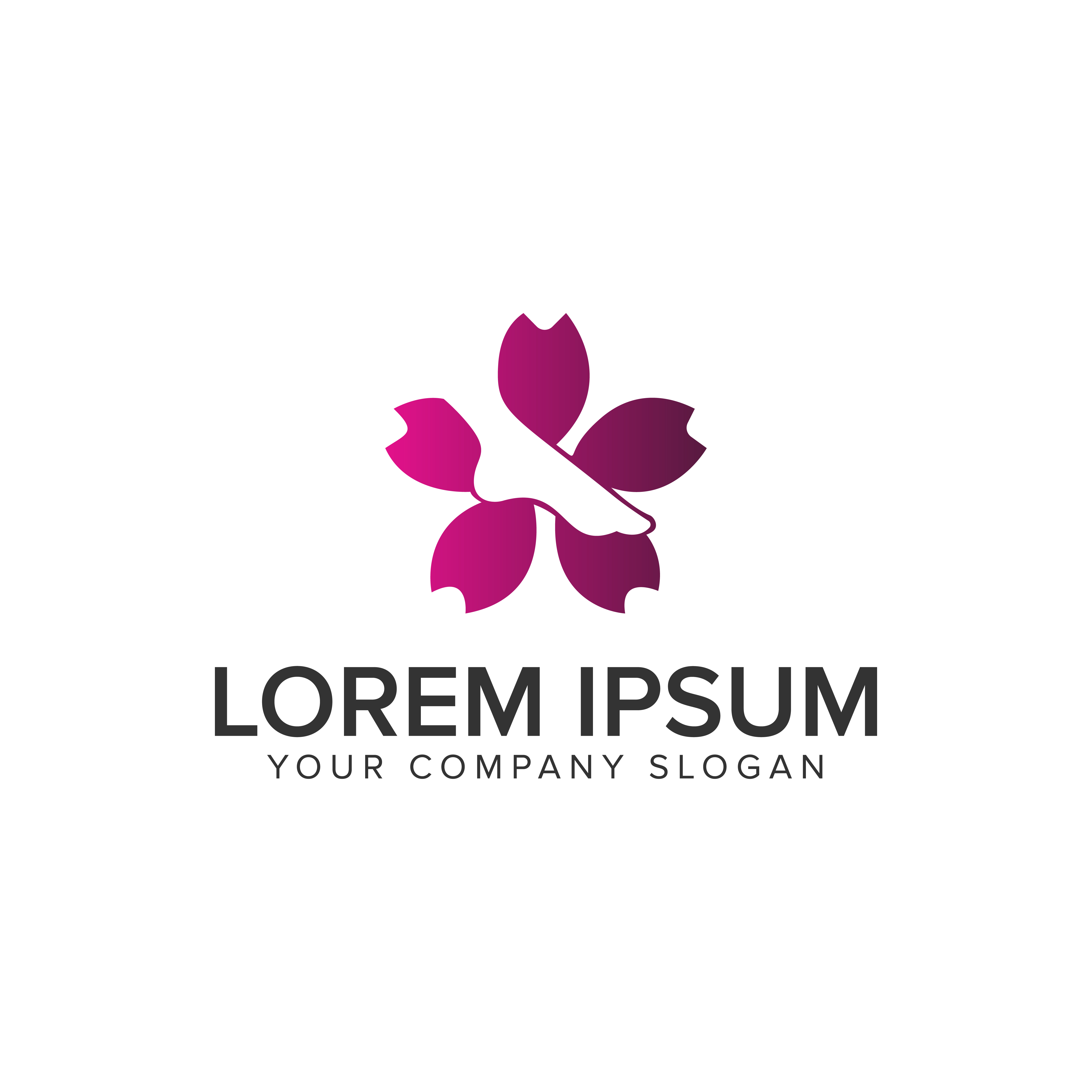 Download leg flower medical pharmacy spa logo design concept ...