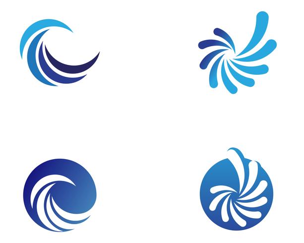 vortex circle logo and symbols template icons  vector