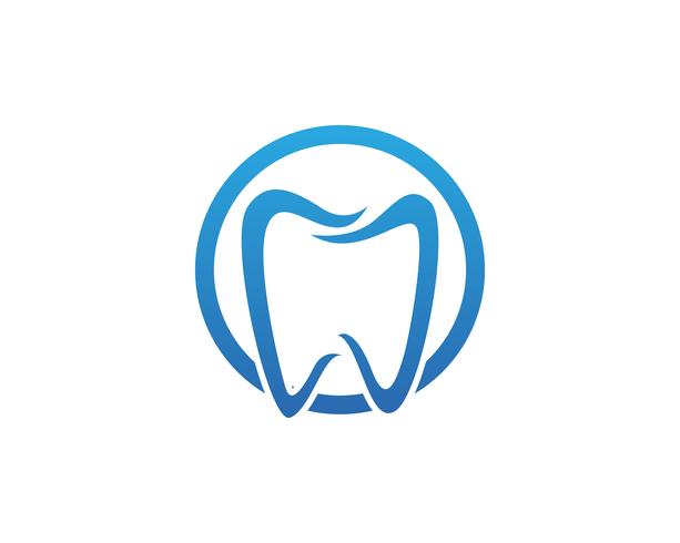 Iconos de plantilla de logotipo y símbolos de atención dental vector