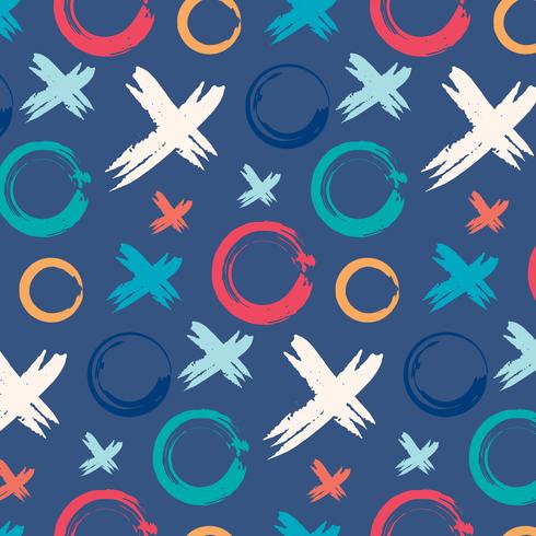Abstract pattern brush stroke background. Vector illustration.