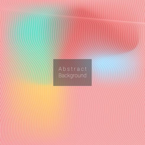 Abstract colorful background with blending curves vector