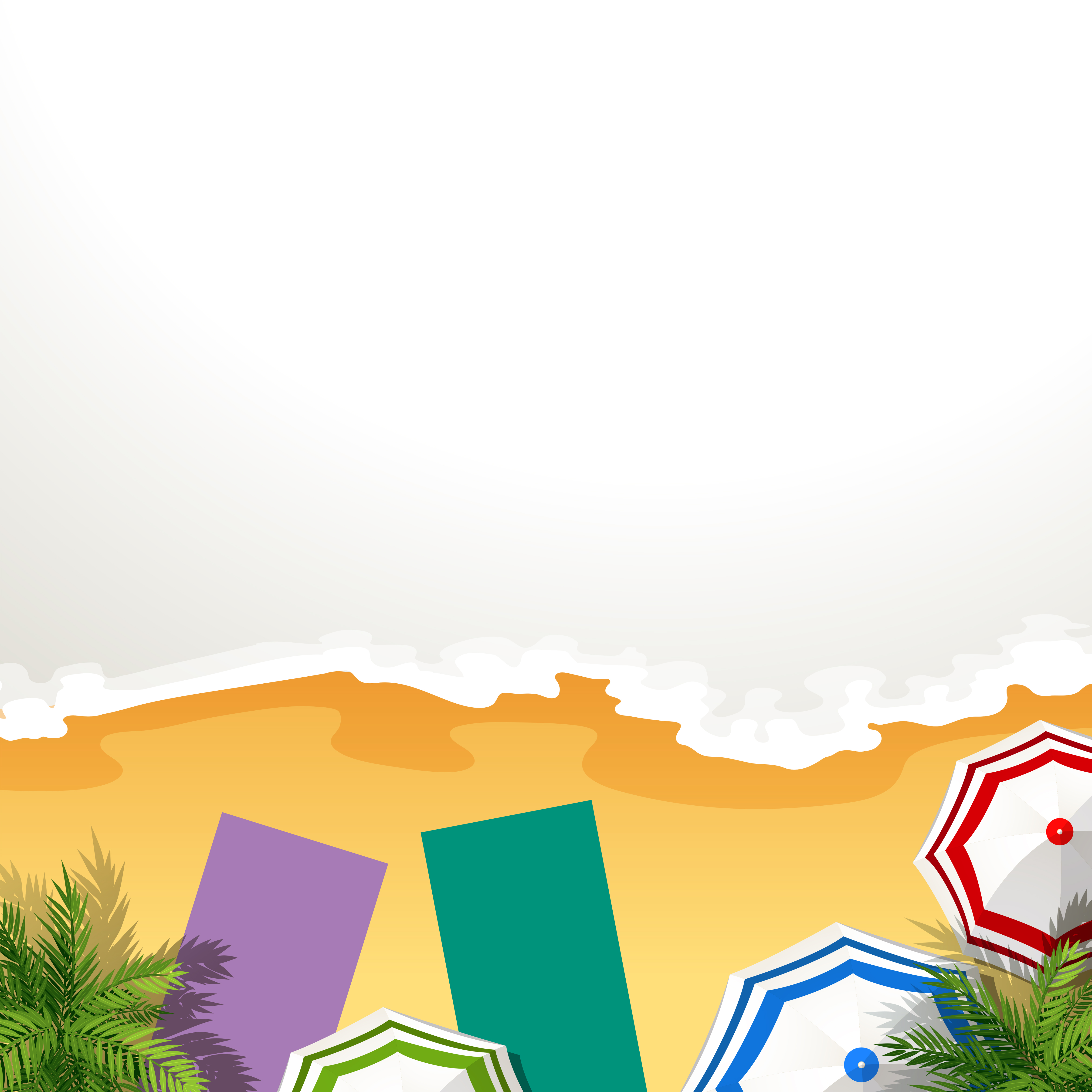 Download A frame of beach - Download Free Vectors, Clipart Graphics ...
