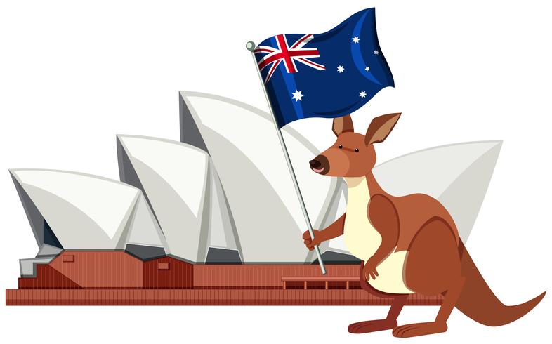 Sydney Australia Travel Landmark Element vector