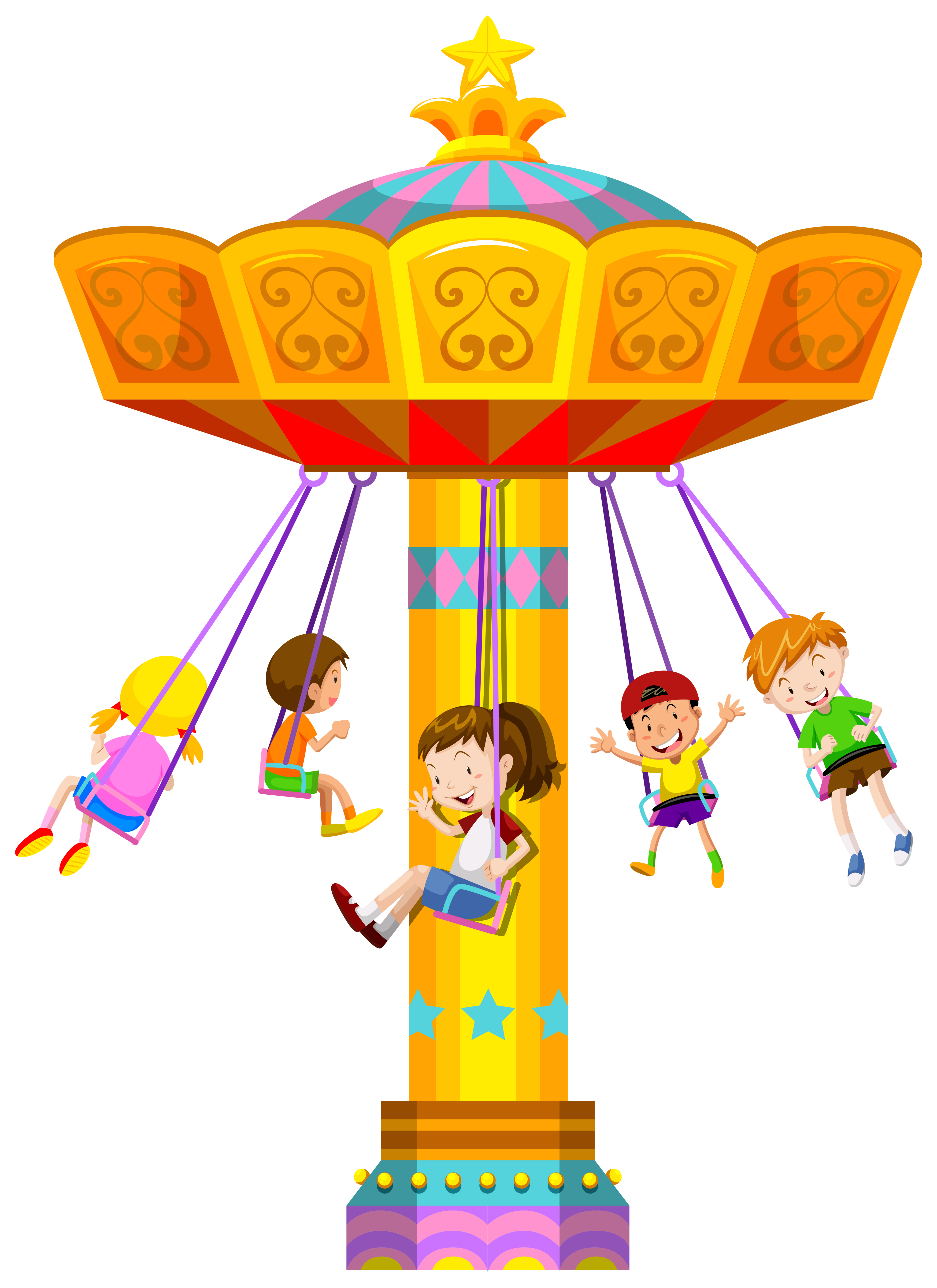 Swing Ride Vector Art, Icons, and Graphics for Free Download