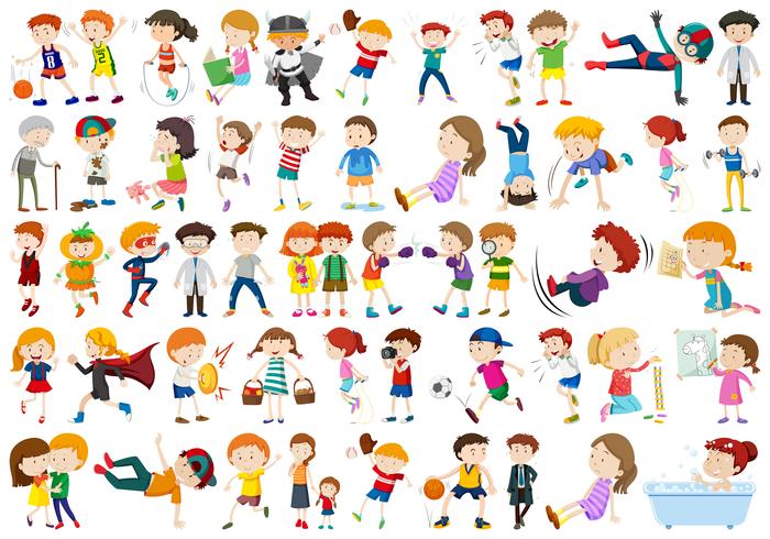 Set of people charcter vector