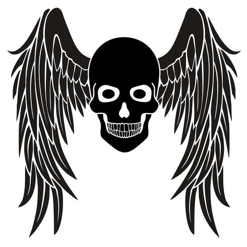 army skull coat of arms vector