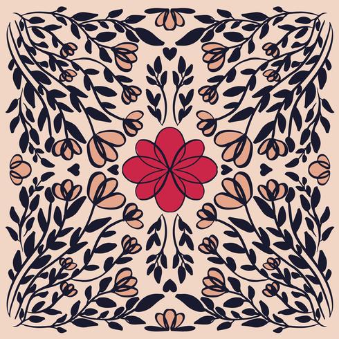 abstract illustration texture mandala vector