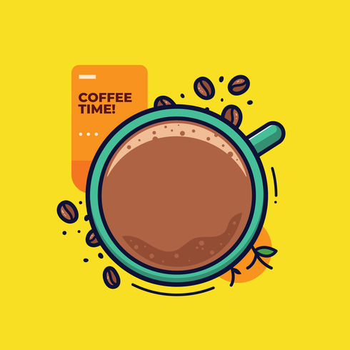 Vector Clipart De Café