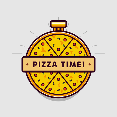 vector logo de pizza