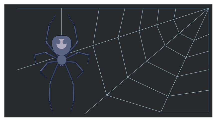 vector de tela de araña